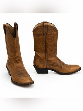 Durango Women’s Classic Leather Western Boots Distressed Brown | Size Women’s 9M